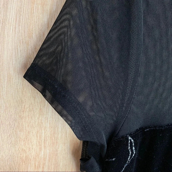 **NEW CDC Embellished Mesh/Velvet Layered Gown - Picture 3 of 6